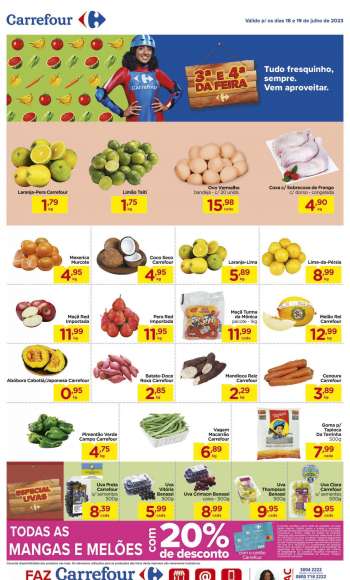 Folheto Carrefour Hiper - 18/07/2023 - 19/07/2023.