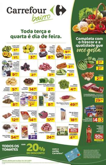 Folheto Carrefour Bairro - 18/07/2023 - 19/07/2023.