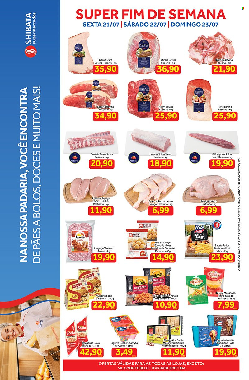 Folheto Shibata Supermercados - 21/07/2023 - 23/07/2023. Página 1