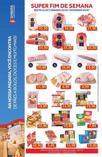 Folheto Shibata Supermercados - 21/07/2023 - 23/07/2023.