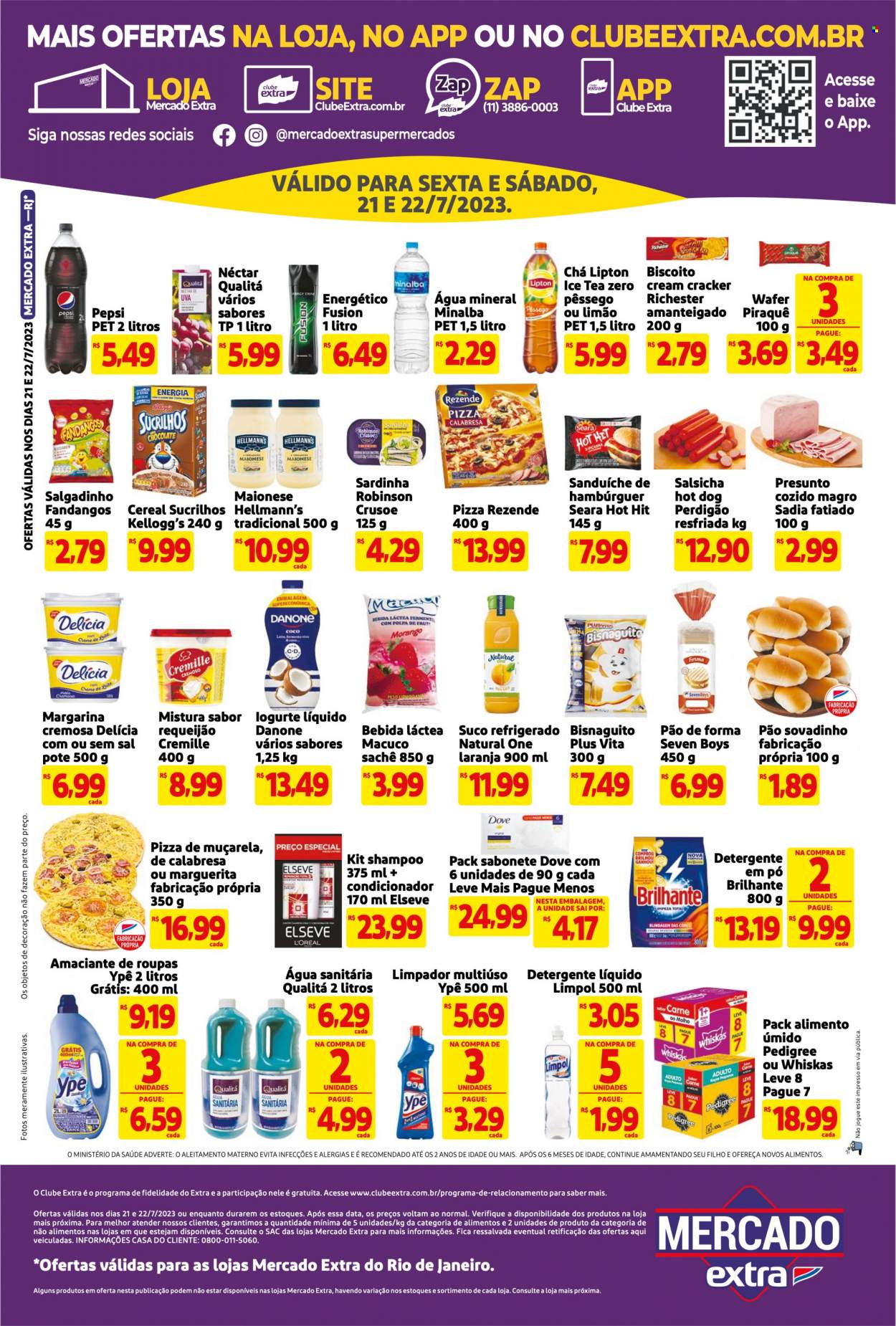 Folheto Mercado Extra - 21/07/2023 - 22/07/2023. Página 2