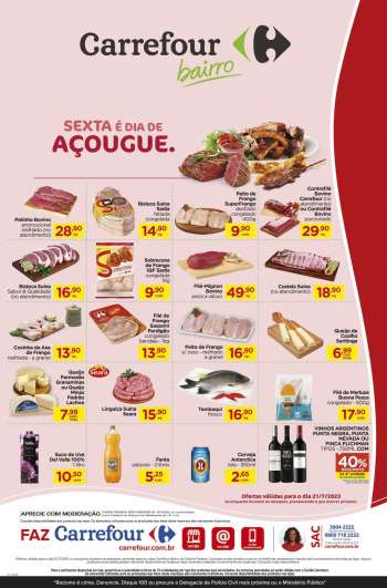 Folheto Carrefour Bairro - 21/07/2023 - 21/07/2023.
