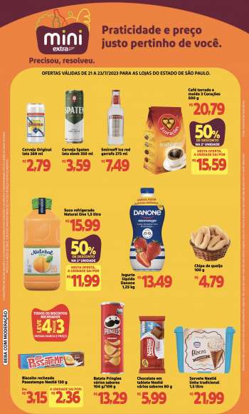 Folheto Mini Extra - 21/07/2023 - 23/07/2023.