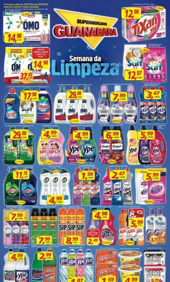 Folheto Supermercados Guanabara - 23/07/2023 - 25/07/2023.
