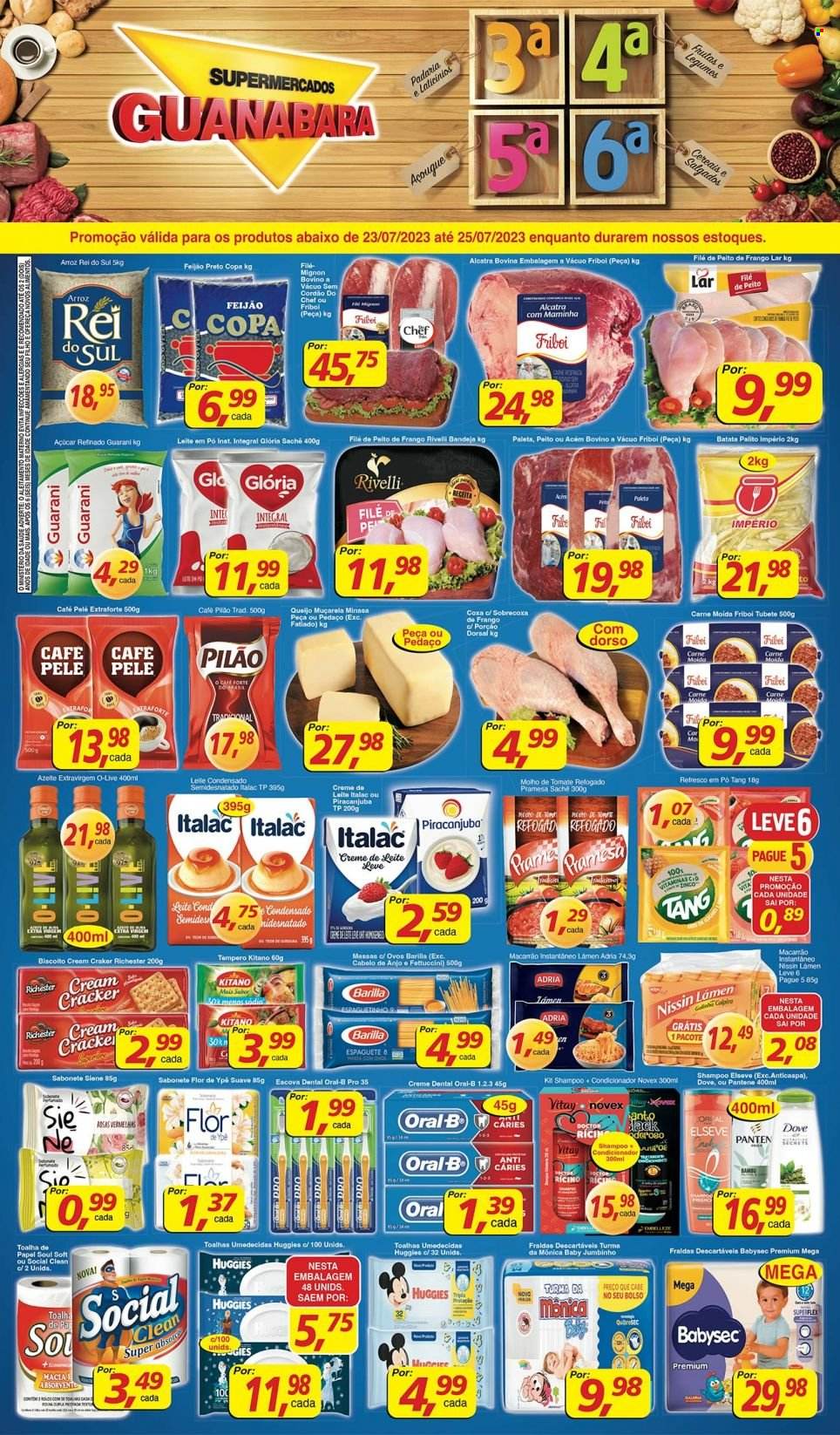 Folheto Supermercados Guanabara - 23/07/2023 - 25/07/2023. Página 12