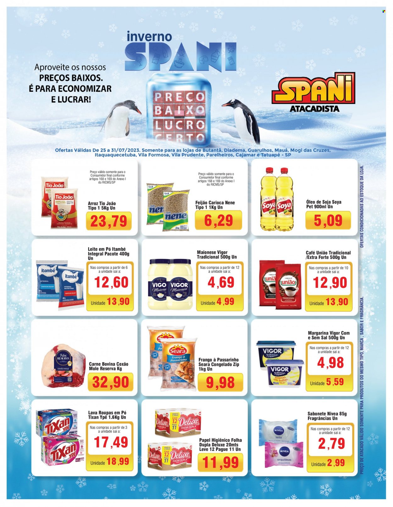 Folheto Spani Atacadista - 25/07/2023 - 31/07/2023. Página 1