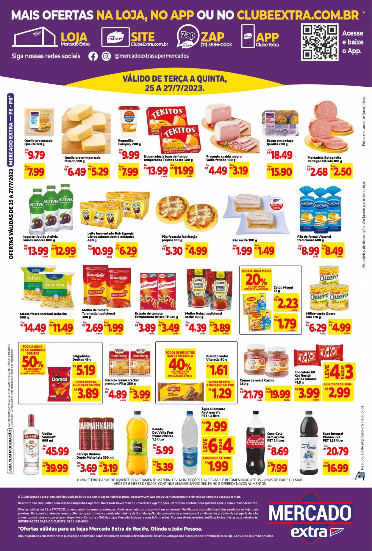 Folheto Mercado Extra - 25/07/2023 - 27/07/2023. Página 2