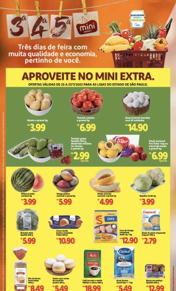 Folheto Mini Extra - 25/07/2023 - 27/07/2023.