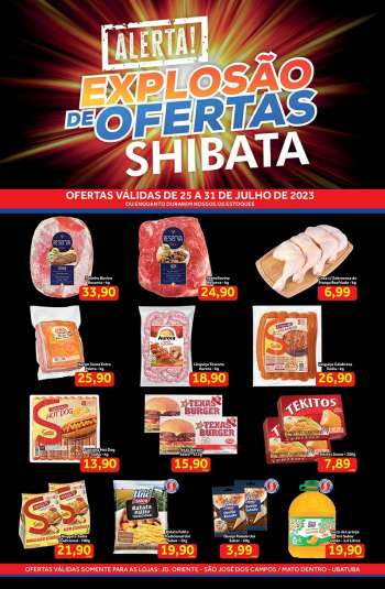 Folheto Shibata Supermercados - 25/07/2023 - 31/07/2023.