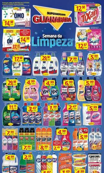 Folheto Supermercados Guanabara - 26/07/2023 - 31/07/2023.