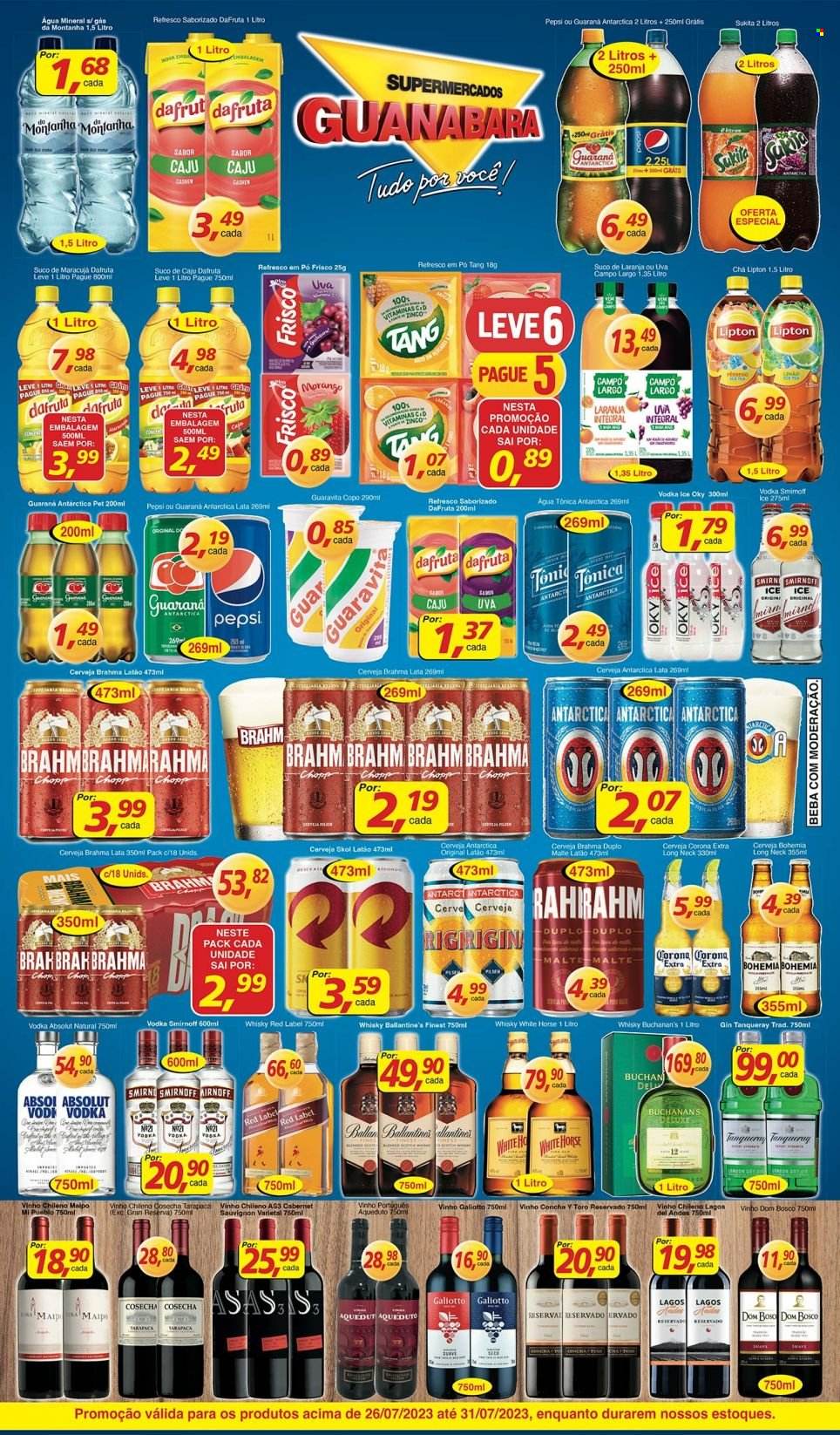 Folheto Supermercados Guanabara - 26/07/2023 - 31/07/2023. Página 8