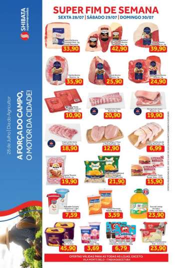 Folheto Shibata Supermercados - 28/07/2023 - 30/07/2023.