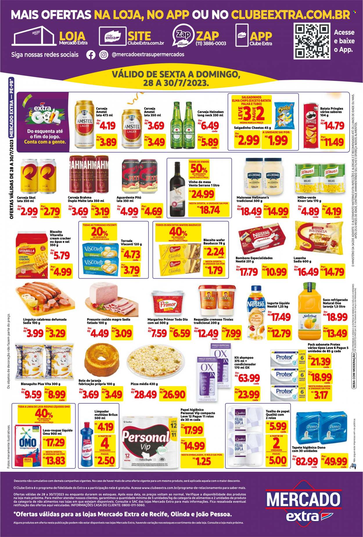 Folheto Mercado Extra - 28/07/2023 - 30/07/2023. Página 2