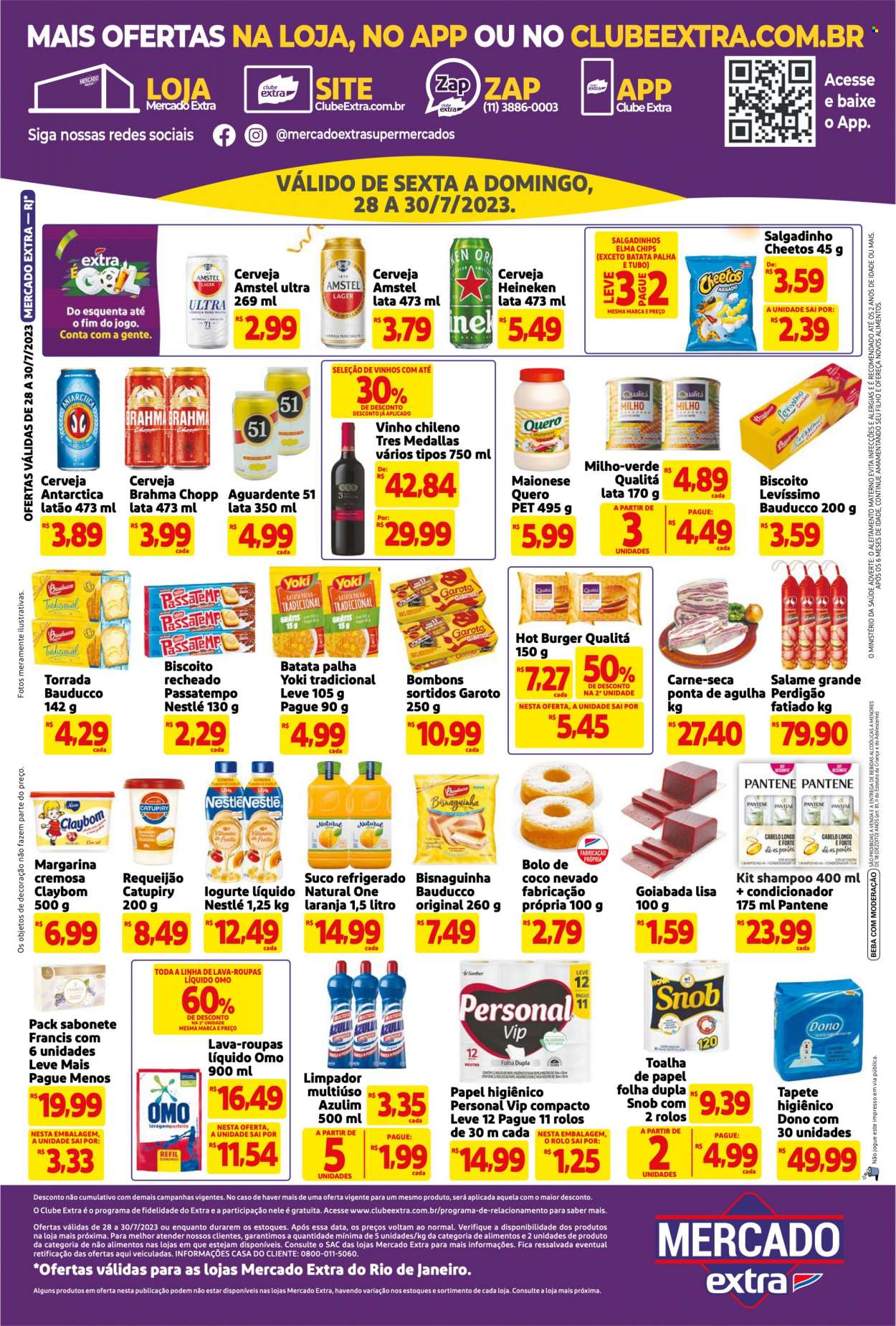 Folheto Mercado Extra - 28/07/2023 - 30/07/2023. Página 2