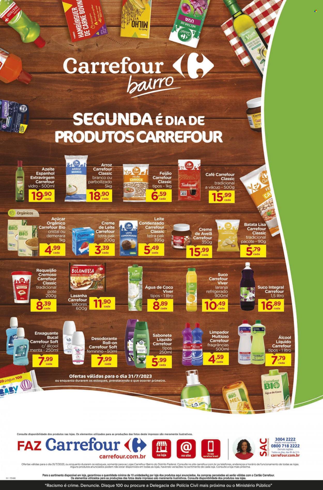 Folheto Carrefour Bairro - 31/07/2023 - 31/07/2023. Página 1