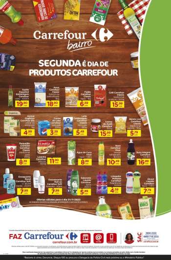 Folheto Carrefour Bairro - 31/07/2023 - 31/07/2023.