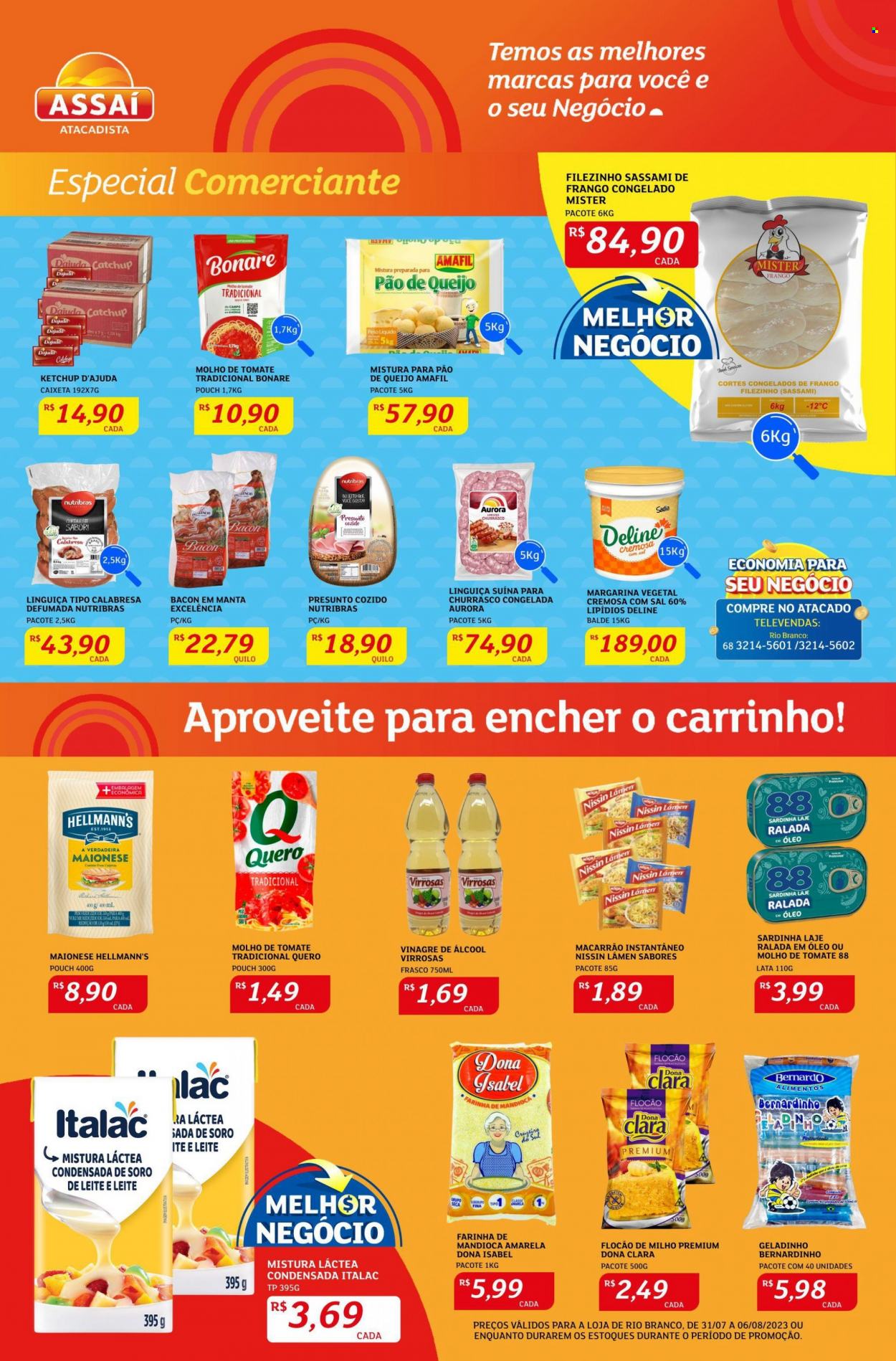 Folheto Assaí Atacadista - 31/07/2023 - 06/08/2023. Página 2