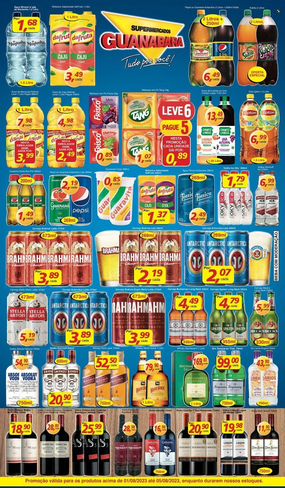 Folheto Supermercados Guanabara - 01/08/2023 - 05/08/2023. Página 8