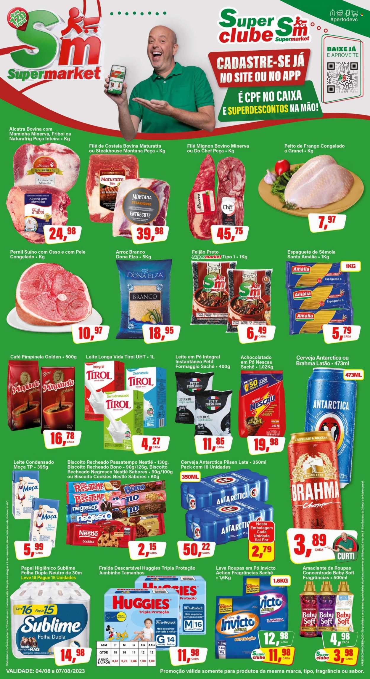 Folheto Rede Supermarket - 04/08/2023 - 07/08/2023. Página 1