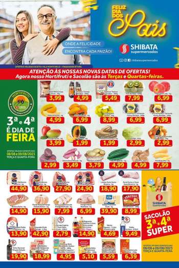 Folheto Shibata Supermercados - 08/08/2023 - 14/08/2023.