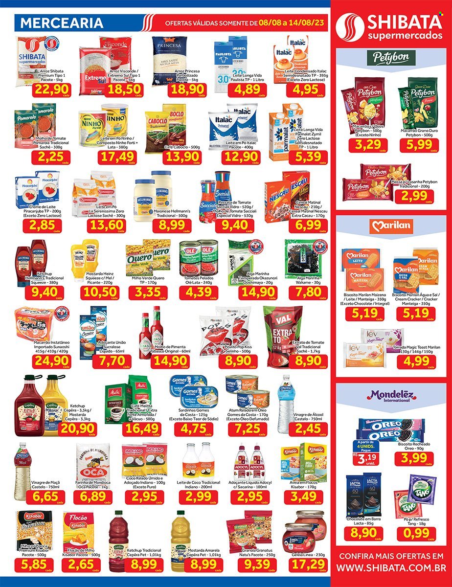 Folheto Shibata Supermercados - 08/08/2023 - 14/08/2023. Página 2