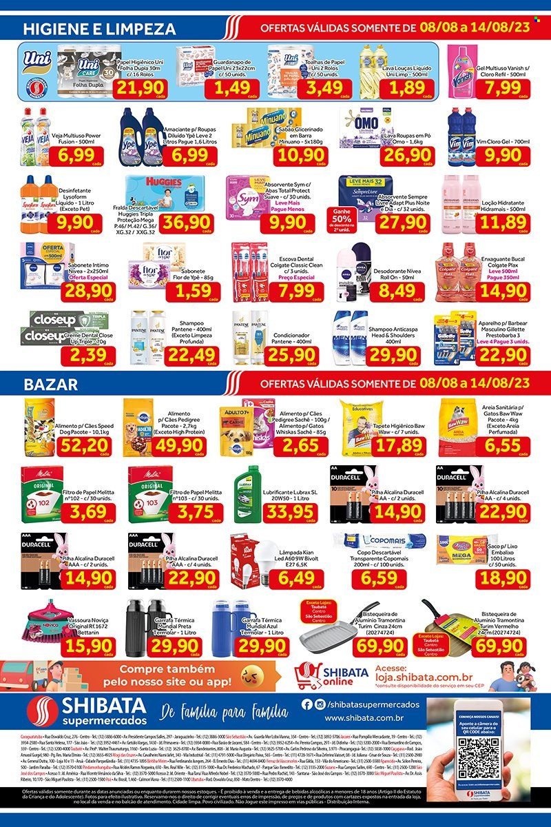 Folheto Shibata Supermercados - 08/08/2023 - 14/08/2023. Página 4