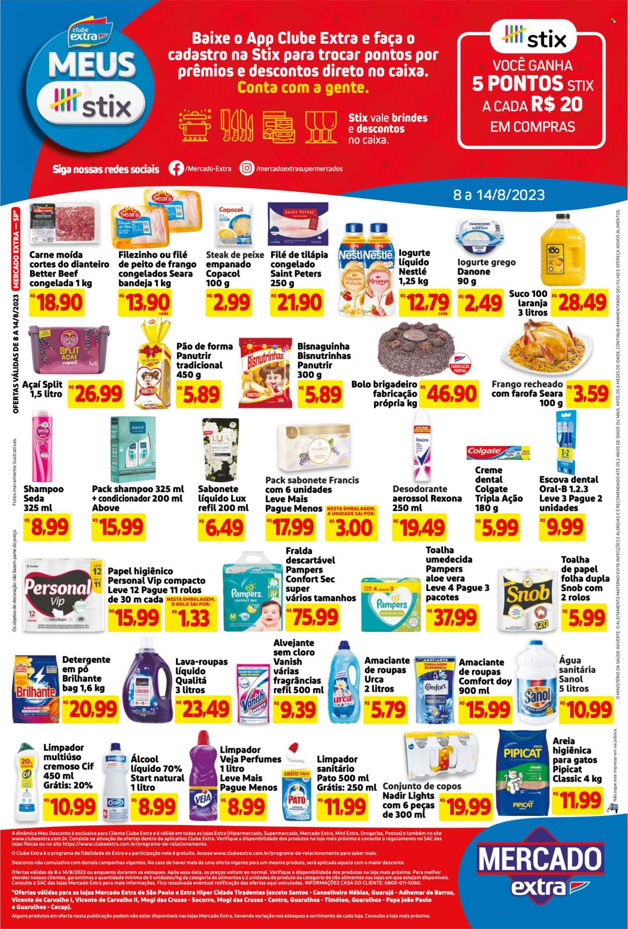 Folheto Mercado Extra - 08/08/2023 - 14/08/2023. Página 3