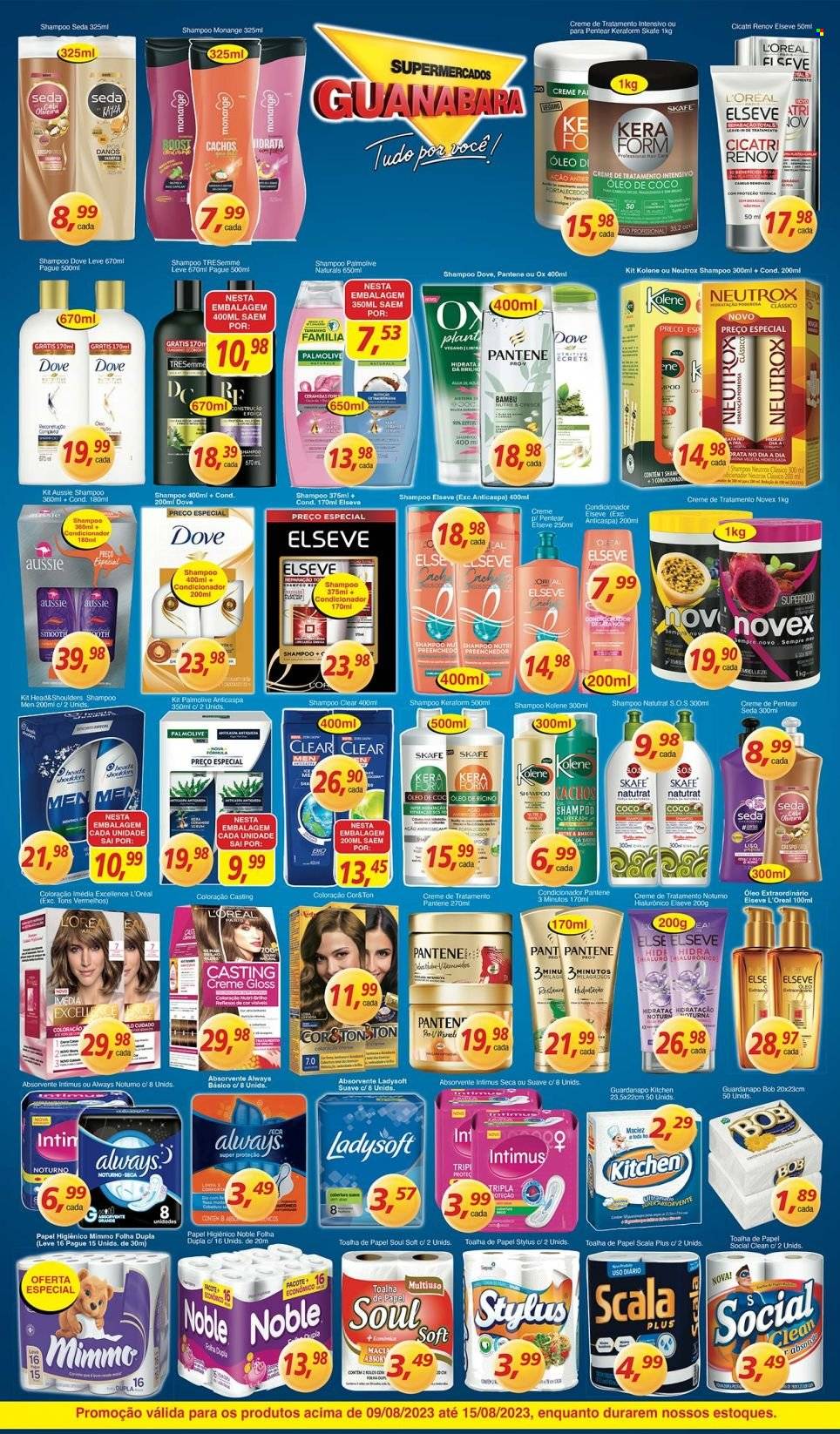 Folheto Supermercados Guanabara - 09/08/2023 - 15/08/2023. Página 7