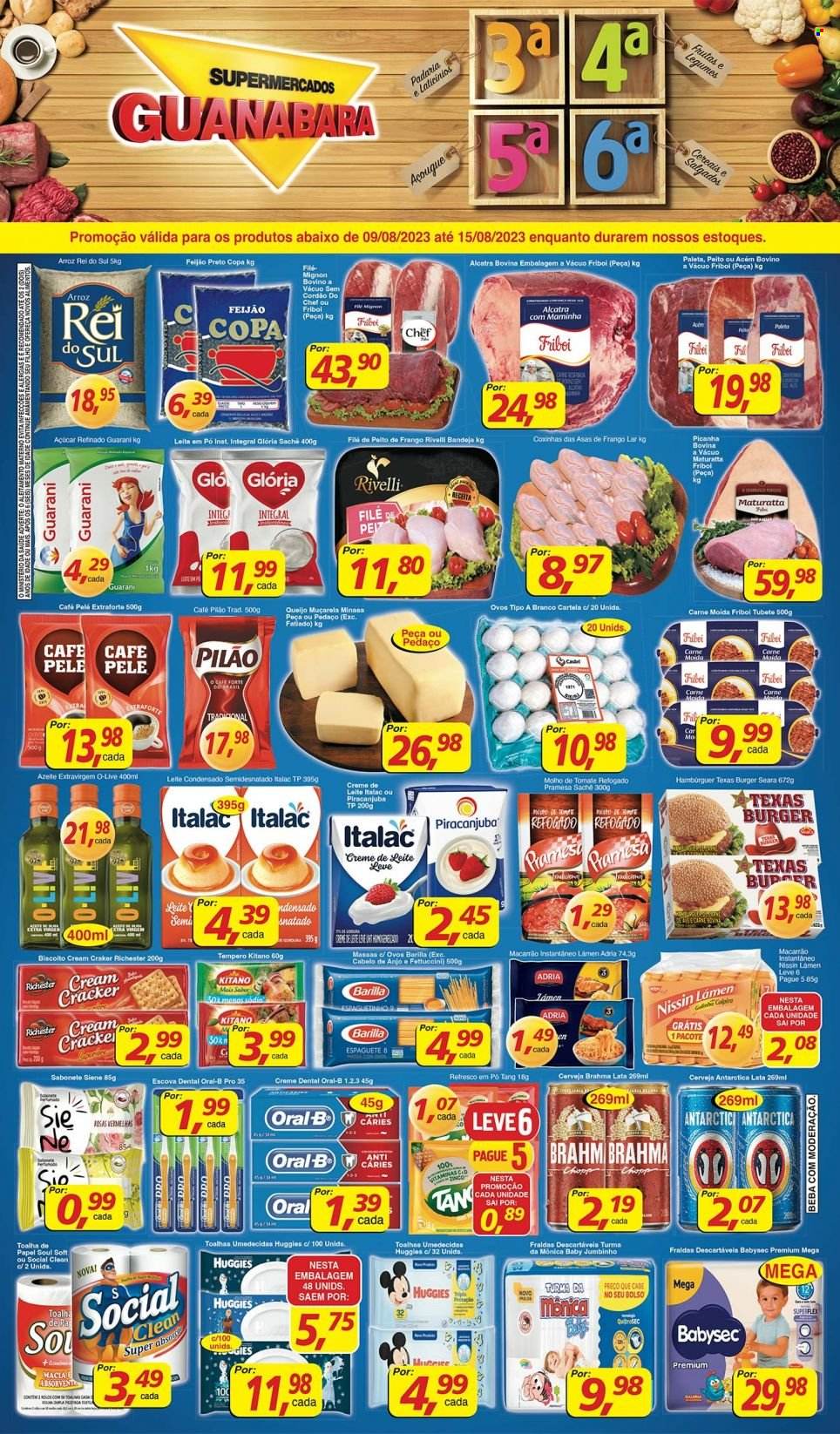 Folheto Supermercados Guanabara - 09/08/2023 - 15/08/2023. Página 12