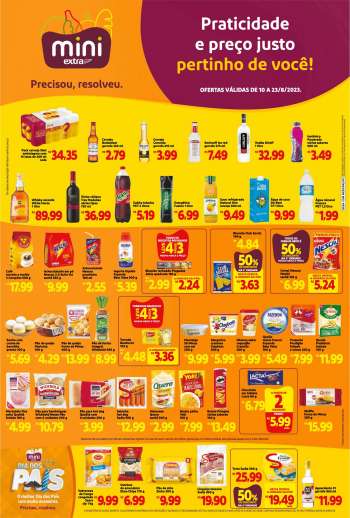 Folheto Mini Extra - 10/08/2023 - 23/08/2023.