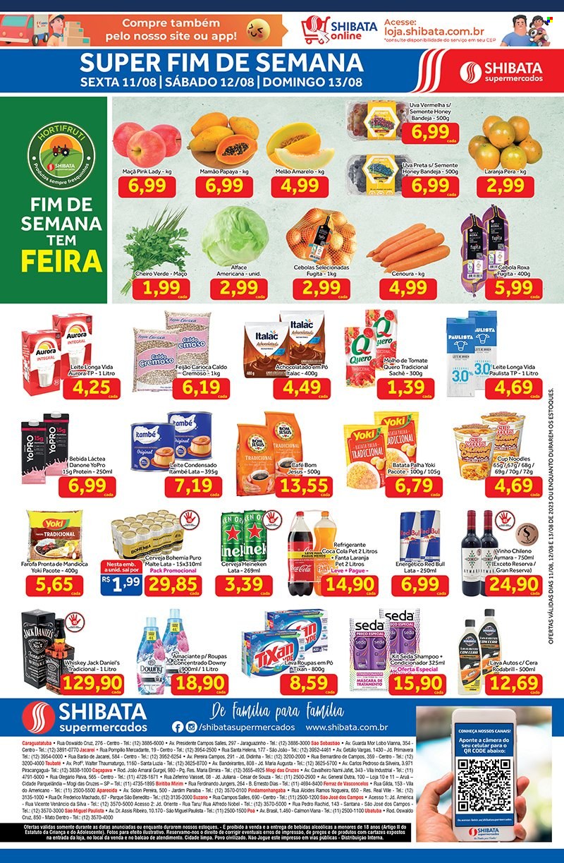 Folheto Shibata Supermercados - 11/08/2023 - 13/08/2023. Página 2