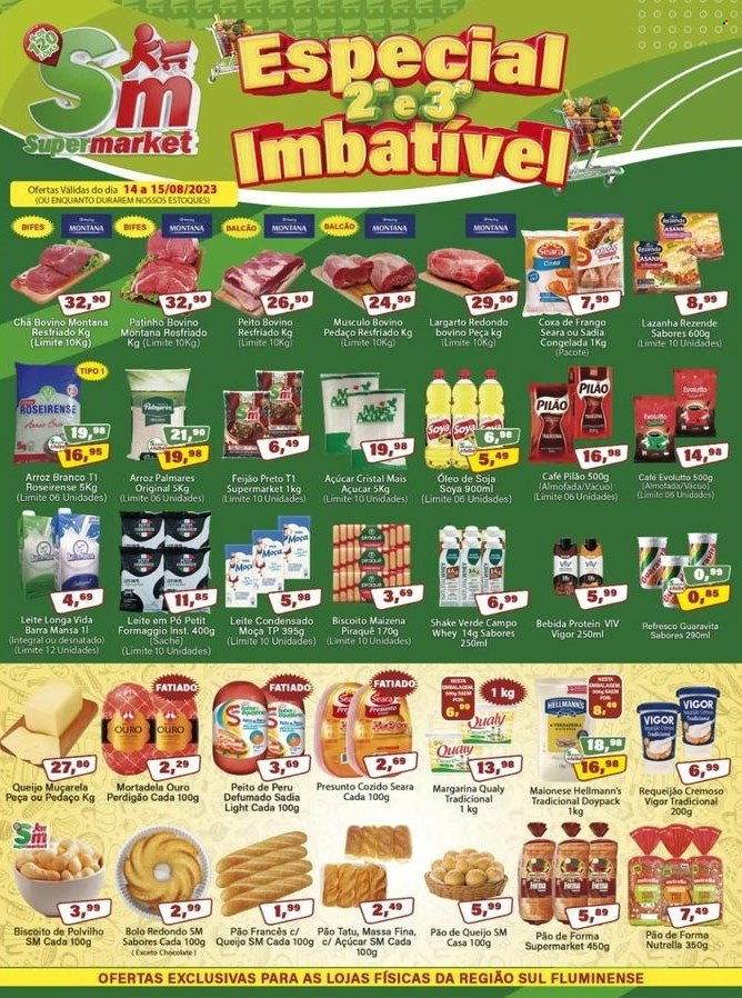Folheto Rede Supermarket - 14/08/2023 - 15/08/2023. Página 1