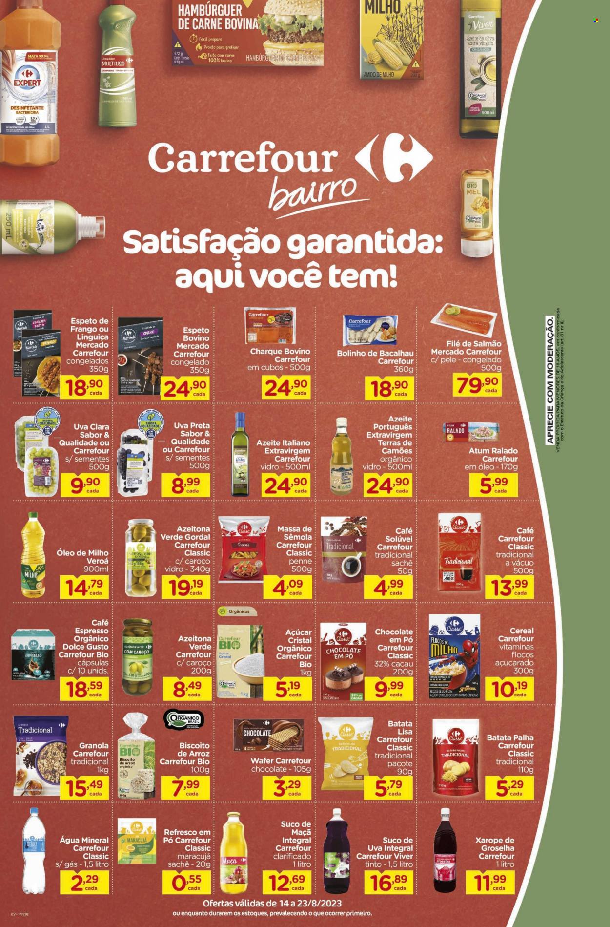 Folheto Carrefour Bairro - 14/08/2023 - 23/08/2023. Página 1