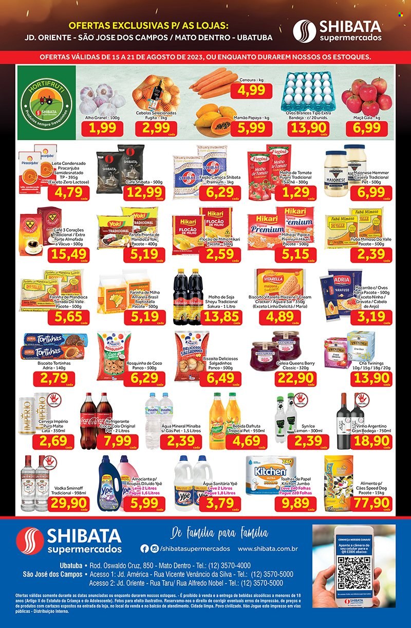 Folheto Shibata Supermercados - 15/08/2023 - 21/08/2023. Página 2