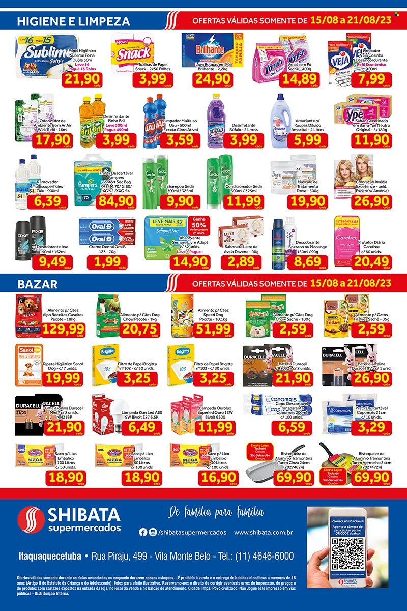 Folheto Shibata Supermercados - 15/08/2023 - 16/08/2023. Página 4