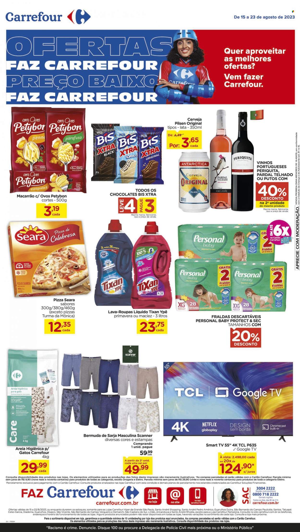 Folheto Carrefour Hiper - 15/08/2023 - 23/08/2023. Página 1