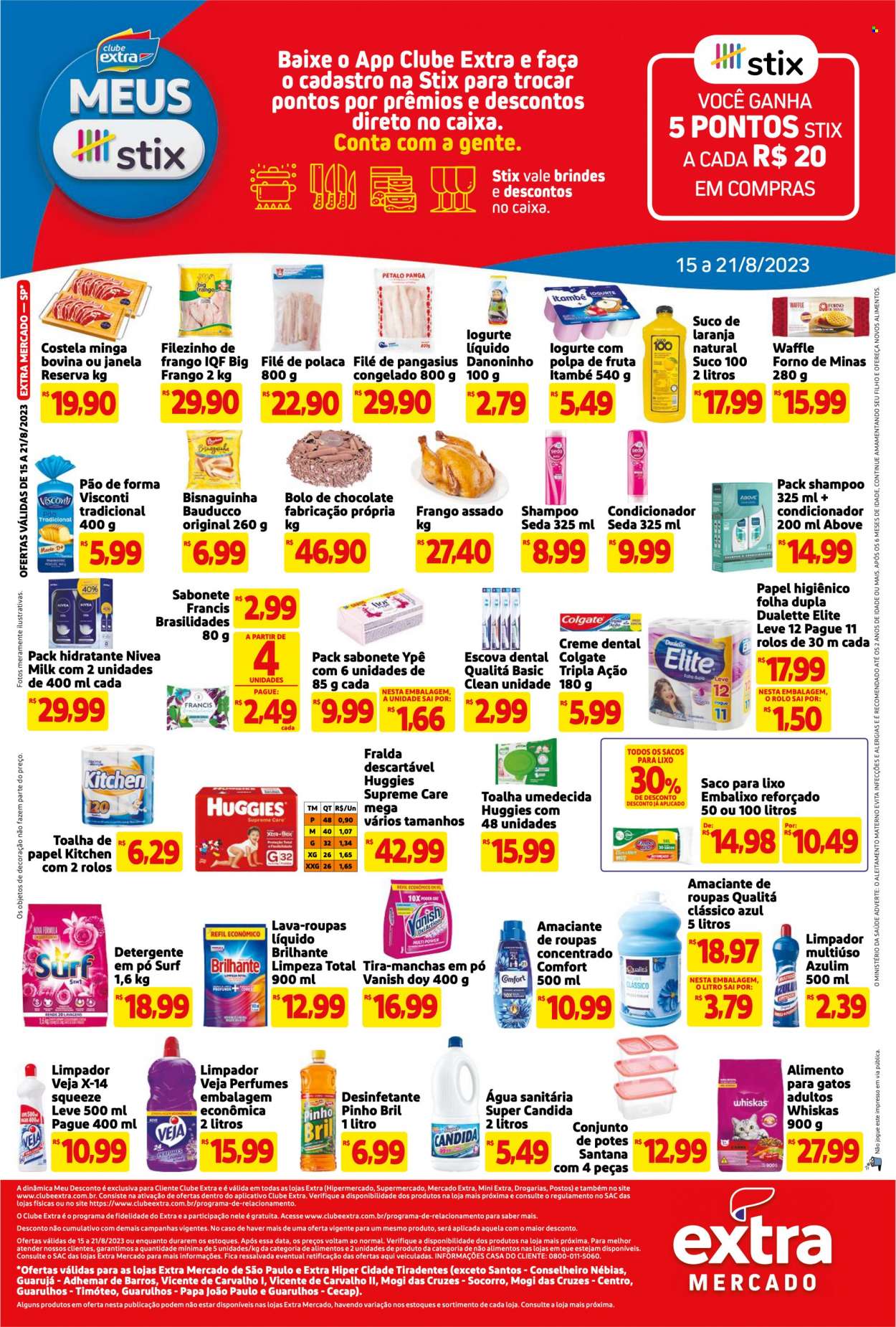Folheto Mercado Extra - 15/08/2023 - 21/08/2023. Página 3