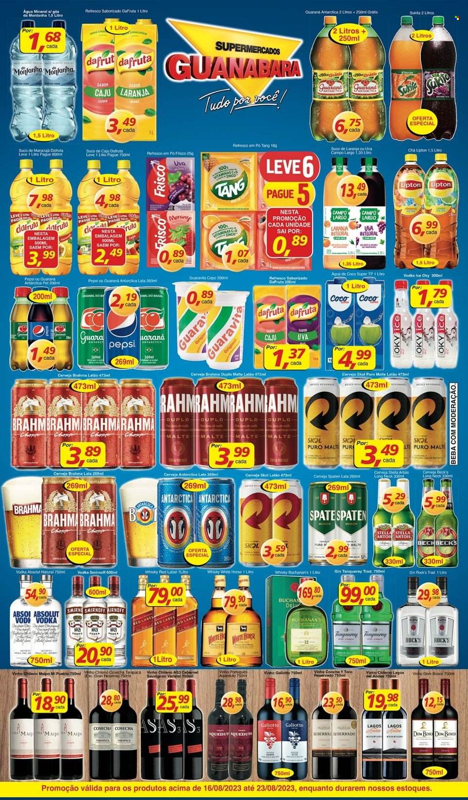 Folheto Supermercados Guanabara - 16/08/2023 - 23/08/2023. Página 8