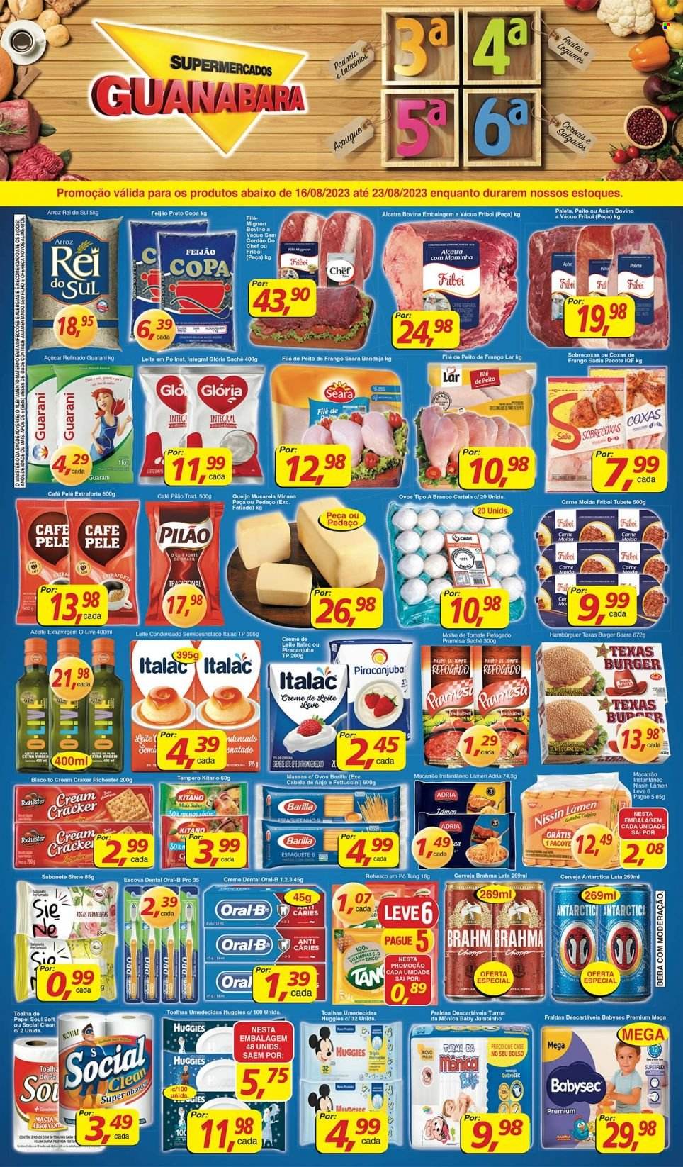 Folheto Supermercados Guanabara - 16/08/2023 - 23/08/2023. Página 12