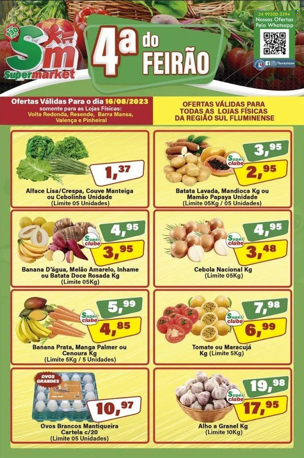 Folheto Rede Supermarket - 16/08/2023 - 16/08/2023. Página 1