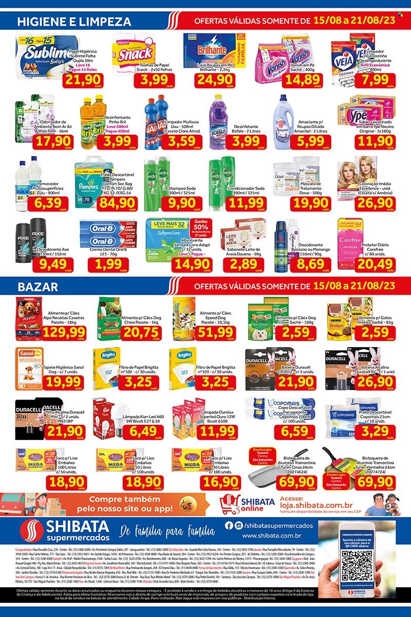 Folheto Shibata Supermercados - 15/08/2023 - 21/08/2023. Página 4