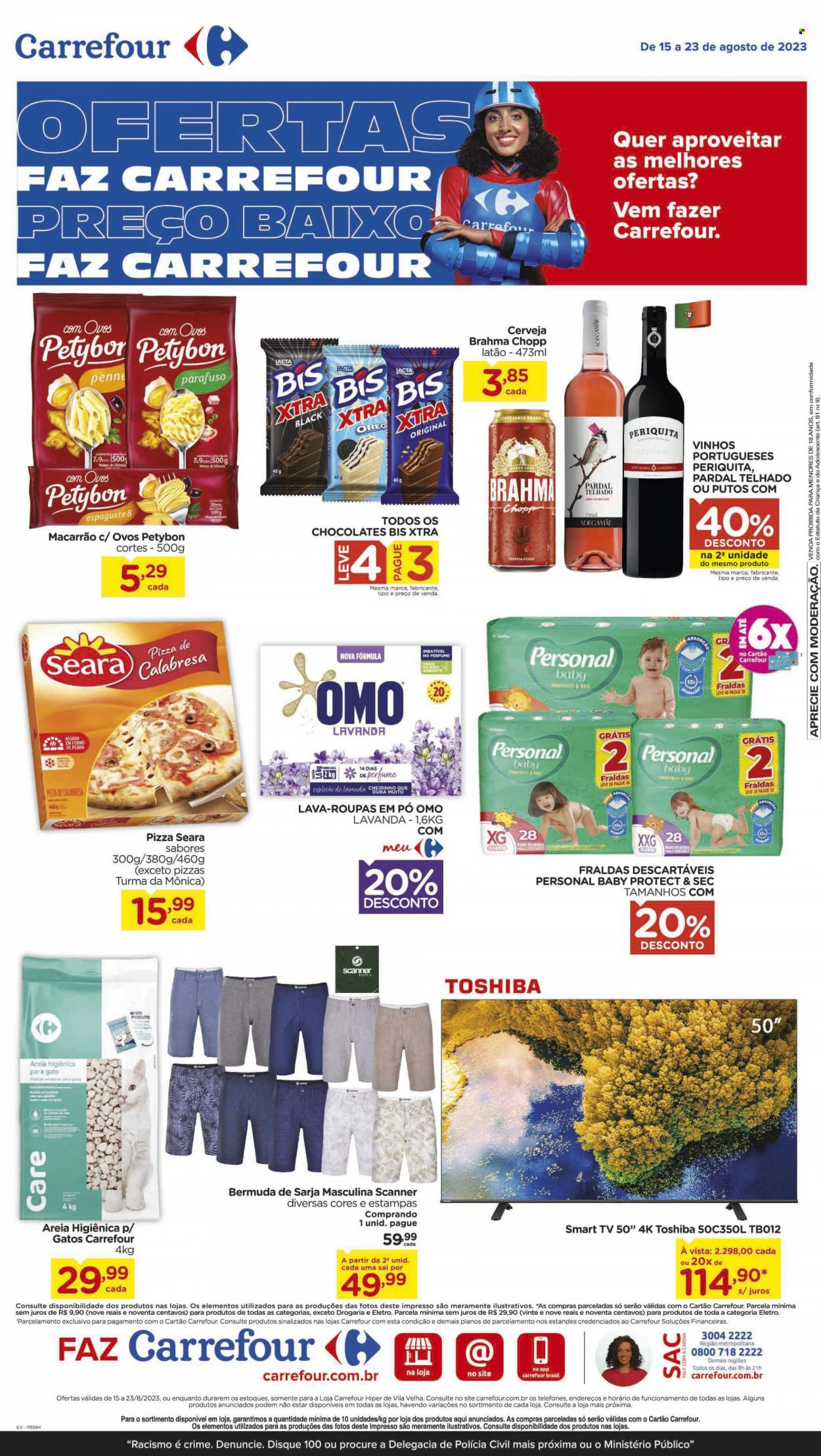 Folheto Carrefour Hiper - 15/08/2023 - 23/08/2023. Página 1