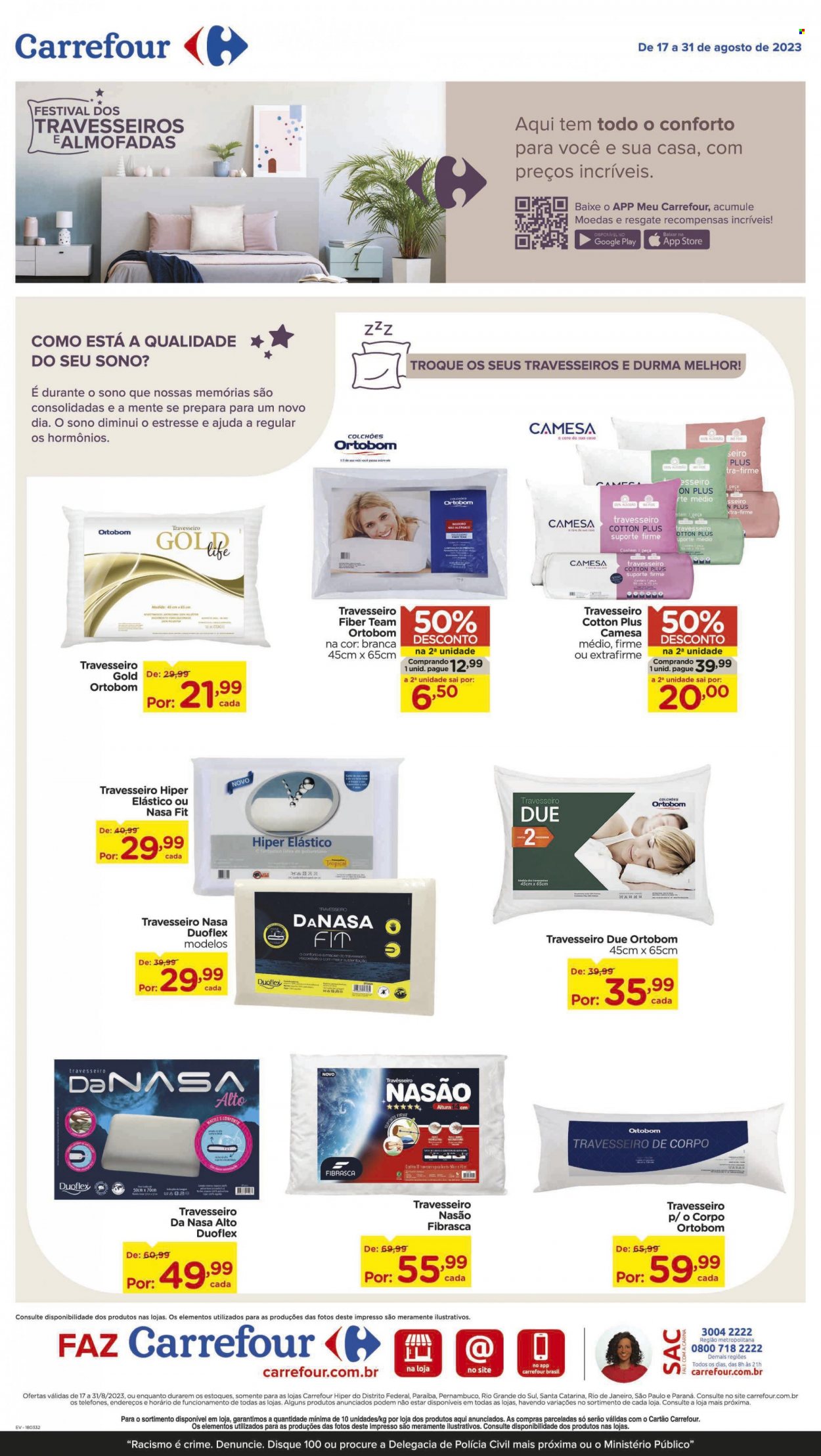 Folheto Carrefour Hiper - 17/08/2023 - 31/08/2023. Página 1