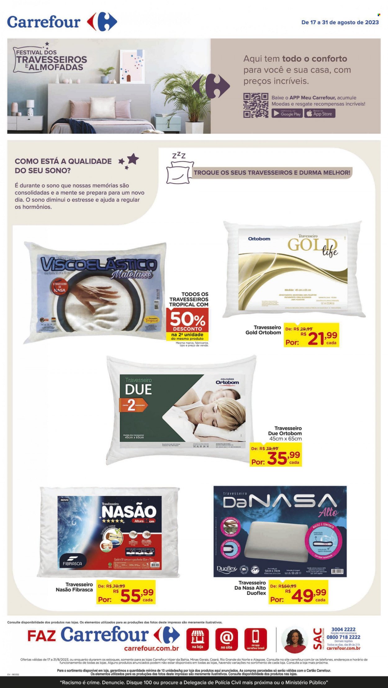 Folheto Carrefour Hiper - 17/08/2023 - 31/08/2023. Página 1
