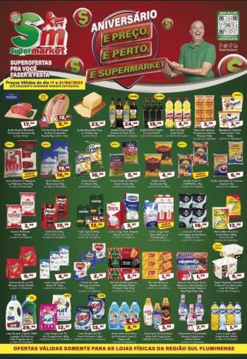 Folheto Rede Supermarket - 17/08/2023 - 21/08/2023.