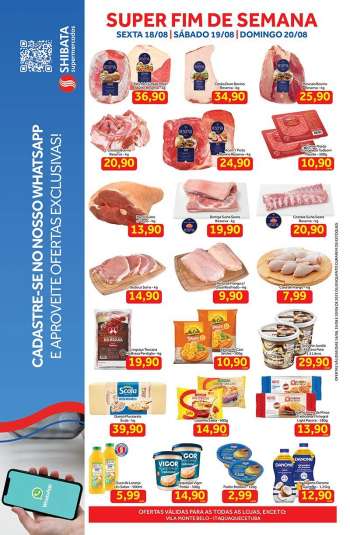Folheto Shibata Supermercados - 18/08/2023 - 20/08/2023.