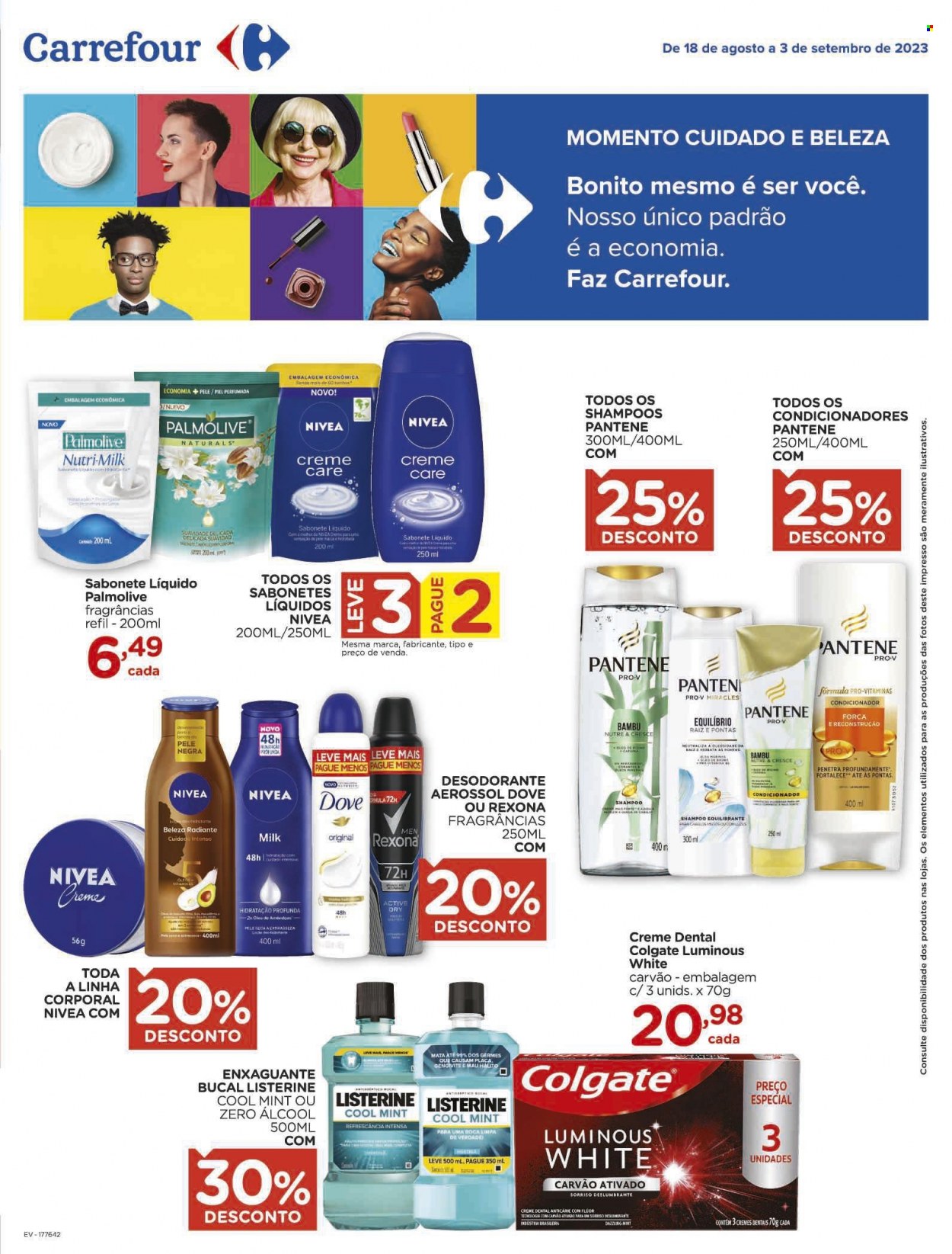 Folheto Carrefour Hiper - 18/08/2023 - 03/09/2023. Página 1