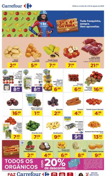 Folheto Carrefour Hiper - 22/08/2023 - 23/08/2023.