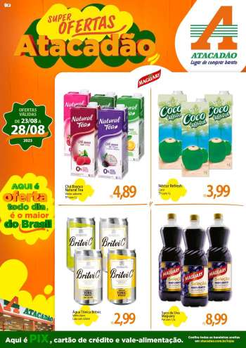 Folheto Atacadão - 23/08/2023 - 28/08/2023.