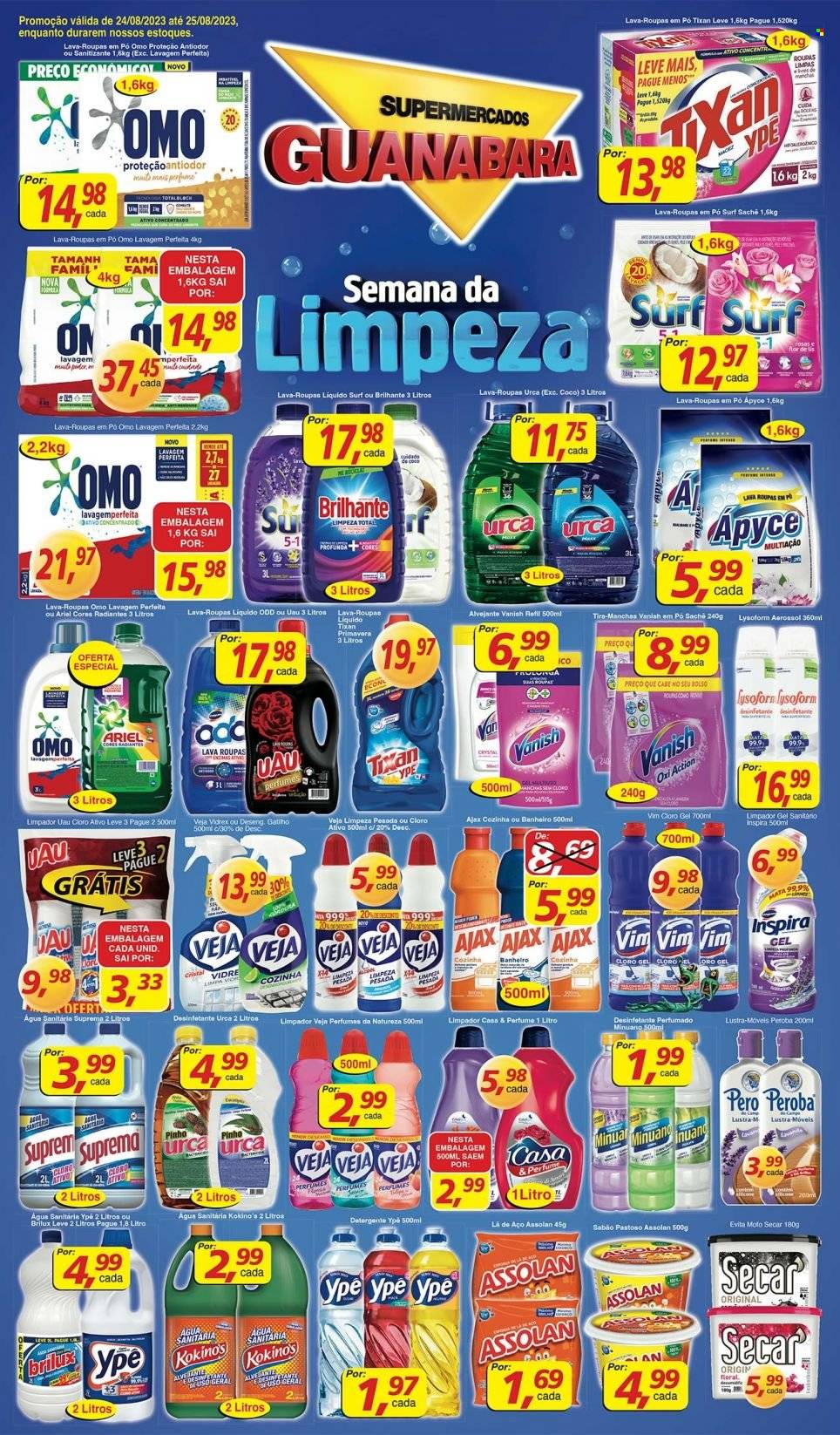 Folheto Supermercados Guanabara - 24/08/2023 - 25/08/2023. Página 7